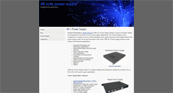 Desktop Screenshot of 48voltspowersupply.com